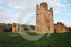 The Circus of Maxentius in Rome, Italy