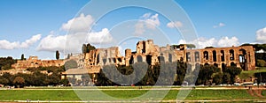 Circus Maximus: ancient Roman stadium, the Palatine hill - Circo Massimo photo