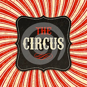 Circus poster background photo