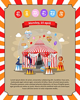 Circus Poster Illustration