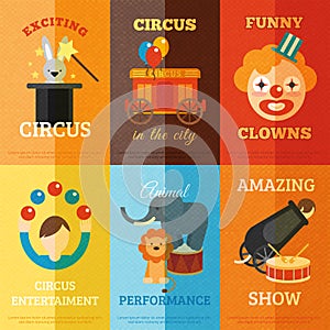 Circus Poster Set