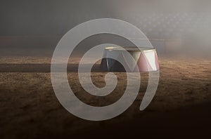 Circus Ring And Podium