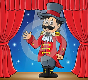 Circus ringmaster theme image