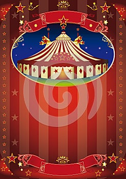 Circus show flyer