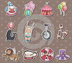 Circus stickers