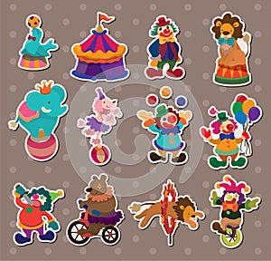 Circus stickers