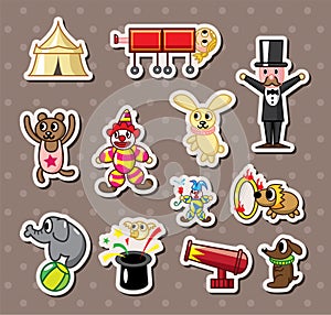 Circus stickers