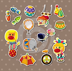 Circus stickers