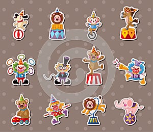 Circus stickers