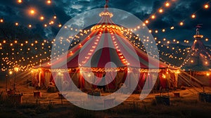 Circus tent - generative AI