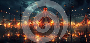 Circus tent - generative AI