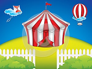 Circus tent