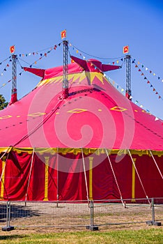 Circus tent detail