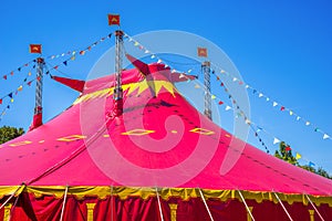 Circus tent detail