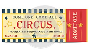 Circus ticket Entertainment