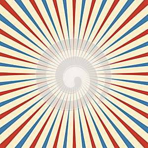 Circus Vintage background in red blue white