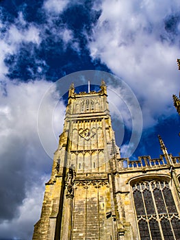 Cirencester, Gloucestershire, UK March 25 2024. St John Baptist church