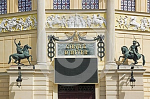Cirque d Hiver, the entrance (Paris France)