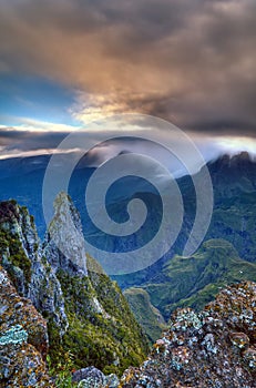 Cirque de Mafate caldera