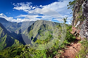 Cirque de Mafate caldera