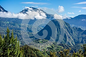 Cirque de Salazie in La Reunion island