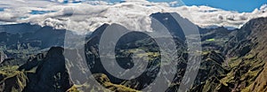 Cirque of mafate, highlands of the rÃÂ©union island photo