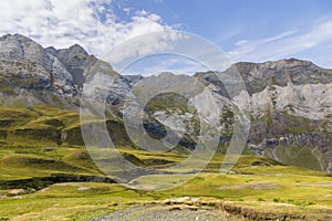 Cirque of Troumouse in Pyrenees Mountains