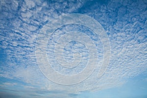 Cirrocumulus clouds photo