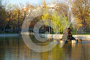 Cismigiu Park in Bucharest Romania