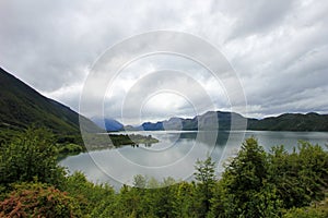 Cisnes Lake, Patagonia, Chile