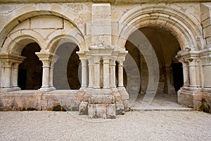 Cistercian cloister photo