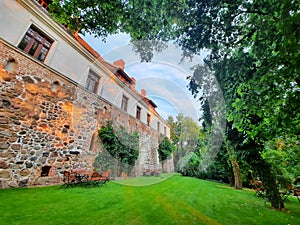 Cistercian monastery hotel in Cedynia on the Oder river Poland