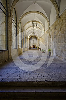 Cistercian-style monastery of Santa Espina Spain photo