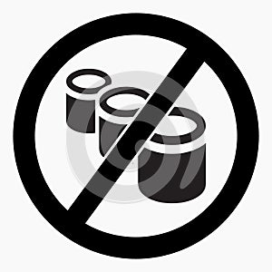 Cisterns ban icon