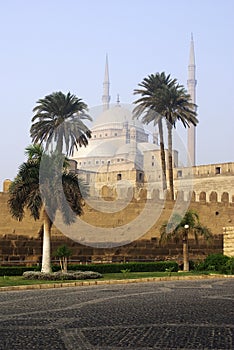 Muhammad Ali Alabaster Mosque Cairo Citadel Egypt castle tower landmark old Africa Saladin hill mokattam tourism ramadan african