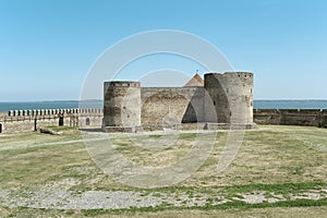 Citadel of the castle of Bilhorod-Dnistrovskyi Akkerman fortress in Ukraine