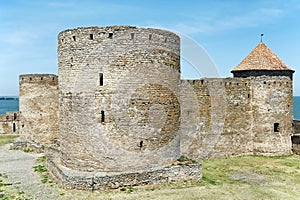 Citadel of the castle of Bilhorod-Dnistrovskyi Akkerman fortress in Ukraine