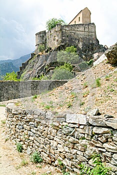 The citadel of Corte on Corsica island