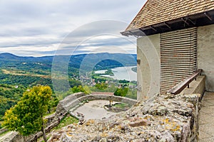 Citadel and the Danube bend, in Visegrad