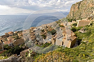 Citadel of Monemvasia in Greece