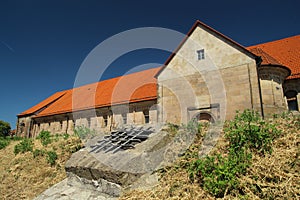 Citadel Petersberg in Erfurt, Thuringia.