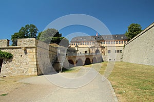 Citadel Petersberg in Erfurt, Thuringia.