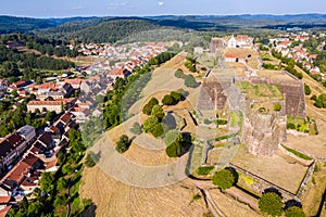 Citadelle de Bitche, medieval fortress and stronghold near German border in Moselle department, France.