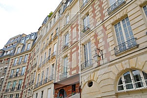 Cite island apartment building cityscape Paris France