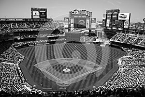 Citi Field - Black and White