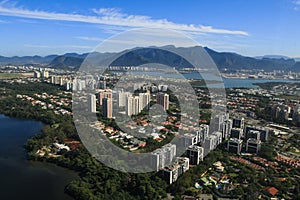 Cities and beautiful neighborhoods, Barra da Tijuca in Rio de Janeiro Brazil