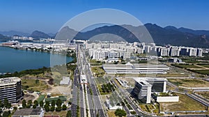 Cities and beautiful neighborhoods, Barra da Tijuca in Rio de Janeiro Brazil