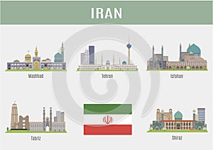 Města v írán 