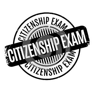 Citizenship Exam rubber stamp