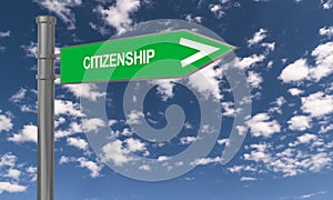 Citizenship traffic sign